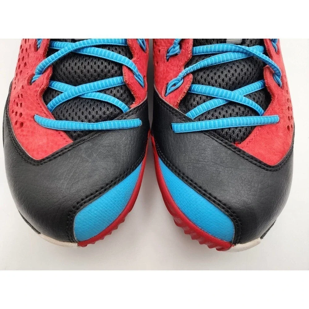 Nike Air Jordan CP3 VII Gym Red Powder Blue Sz 8.5 Men's Shoes 616805-607